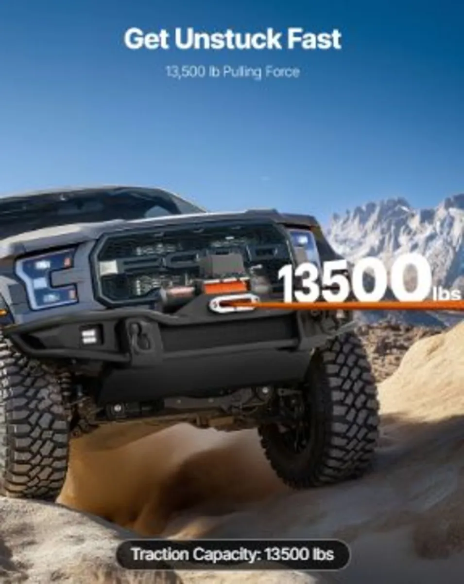 Electric Winch, 6100 kg Load Capacity - Image 2