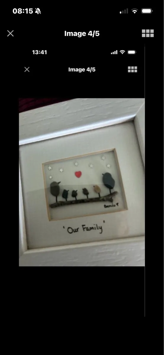 ‘ Our Family’ Framed Stone Artwork - Image 4