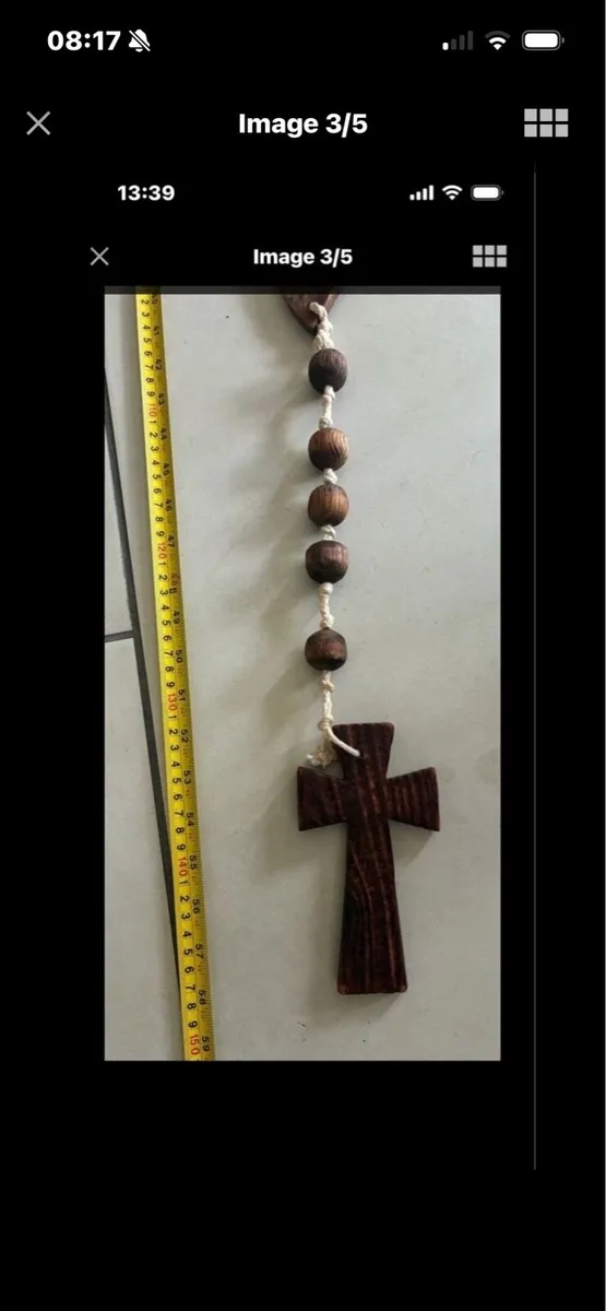 Giant Size Timber Rosary Beads - Image 3