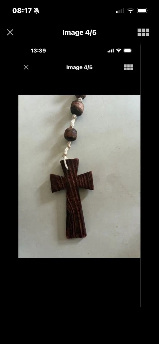 Giant Size Timber Rosary Beads - Image 4