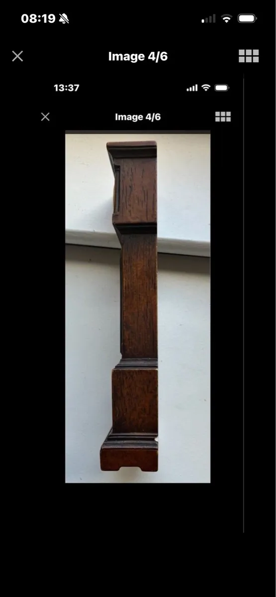 Vintage Miniature Grandfather Clock - Image 4