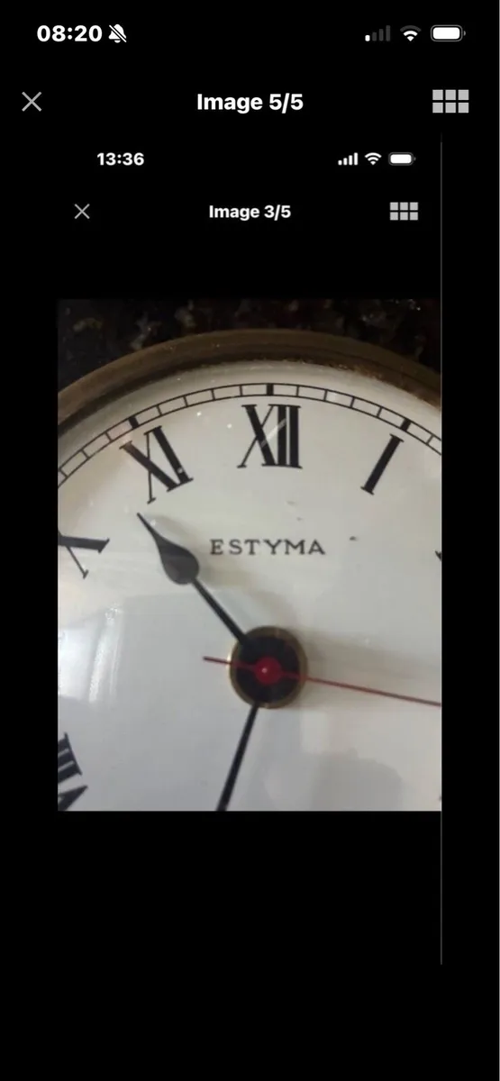 Vintage Brass Maritime Clock - Image 4