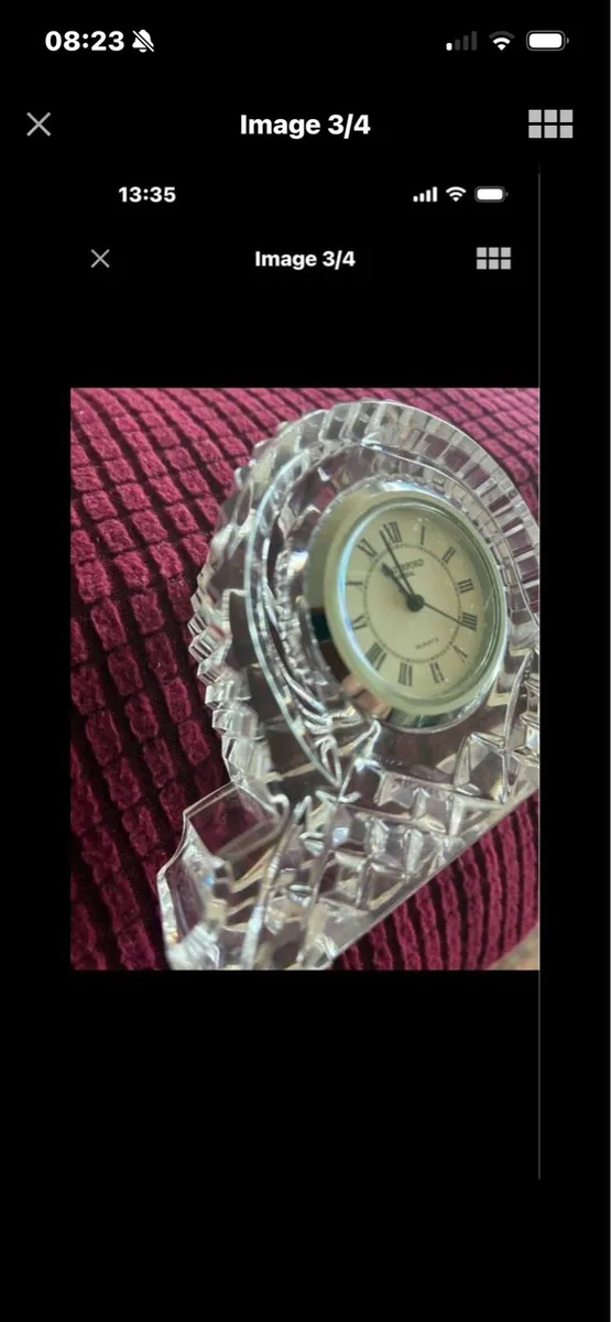Vintage Waterford Crystal Desk Clock - Image 3