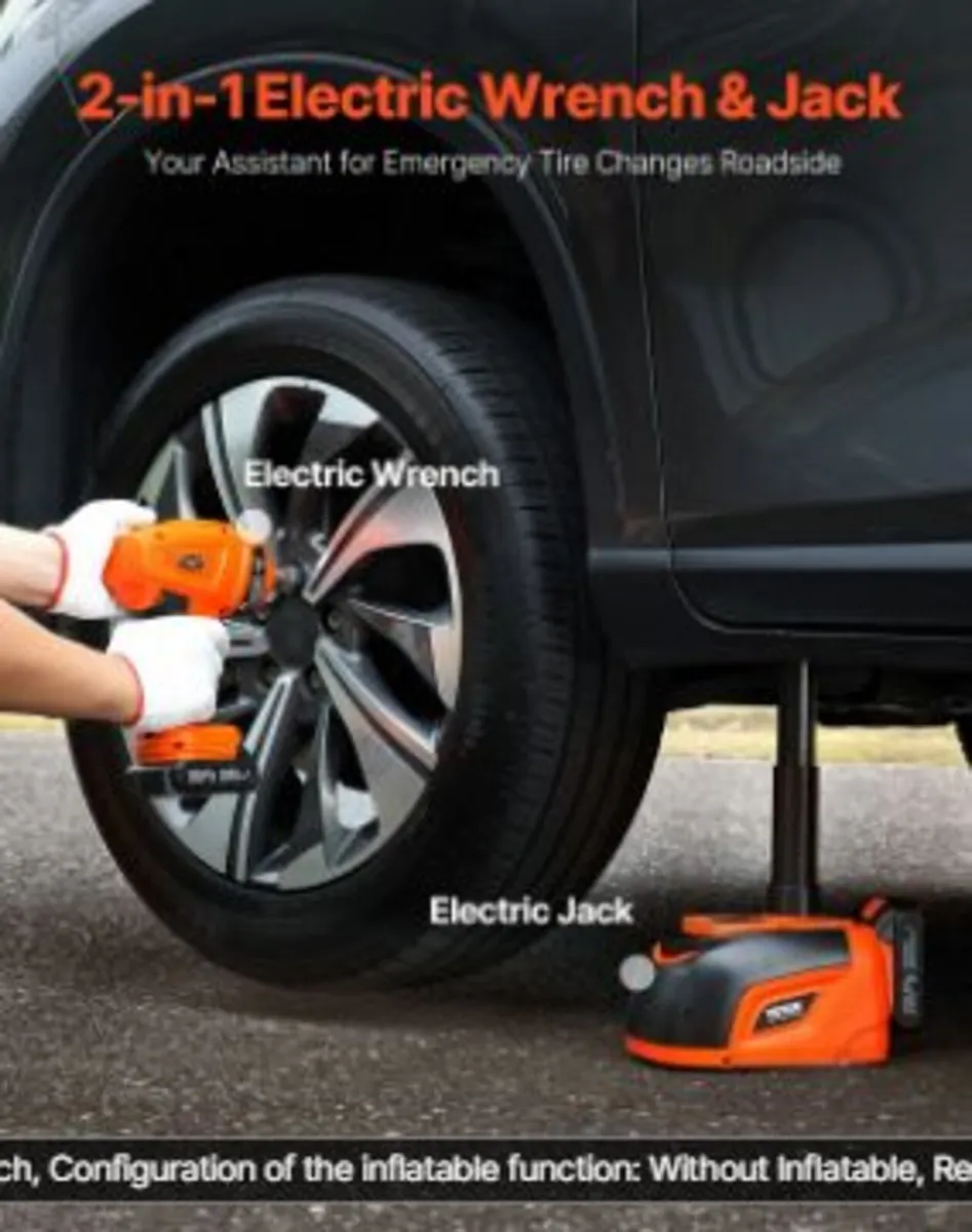 Electric Car Jack, 5 Tons /11000 lbs - Image 2