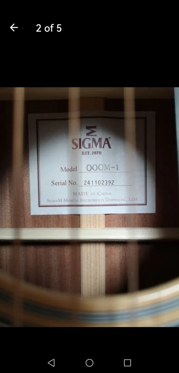 Sigma 000M1 - Image 2