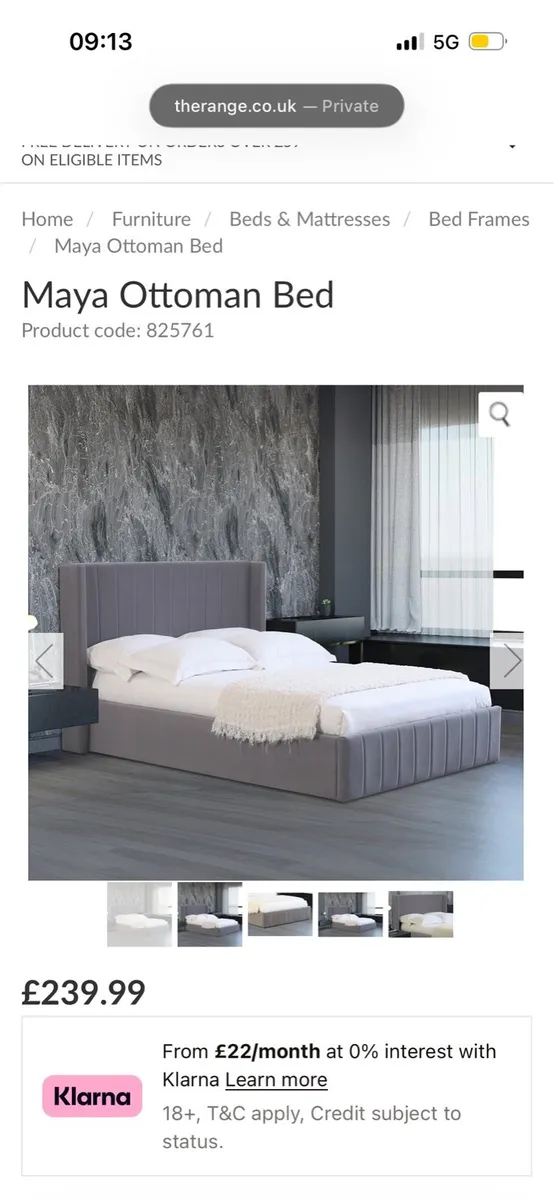 Bed frame- brand new still in boxes