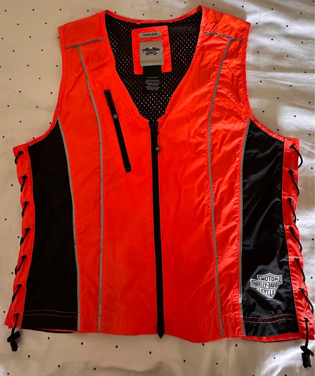 Harley-Davidson genuine Hi-Vis Riding Vest medium - Image 1