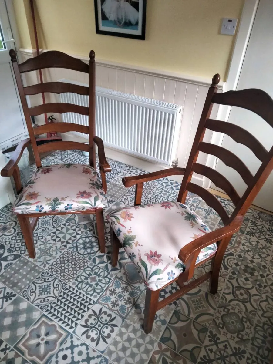 Two Carver Chairs - Image 2