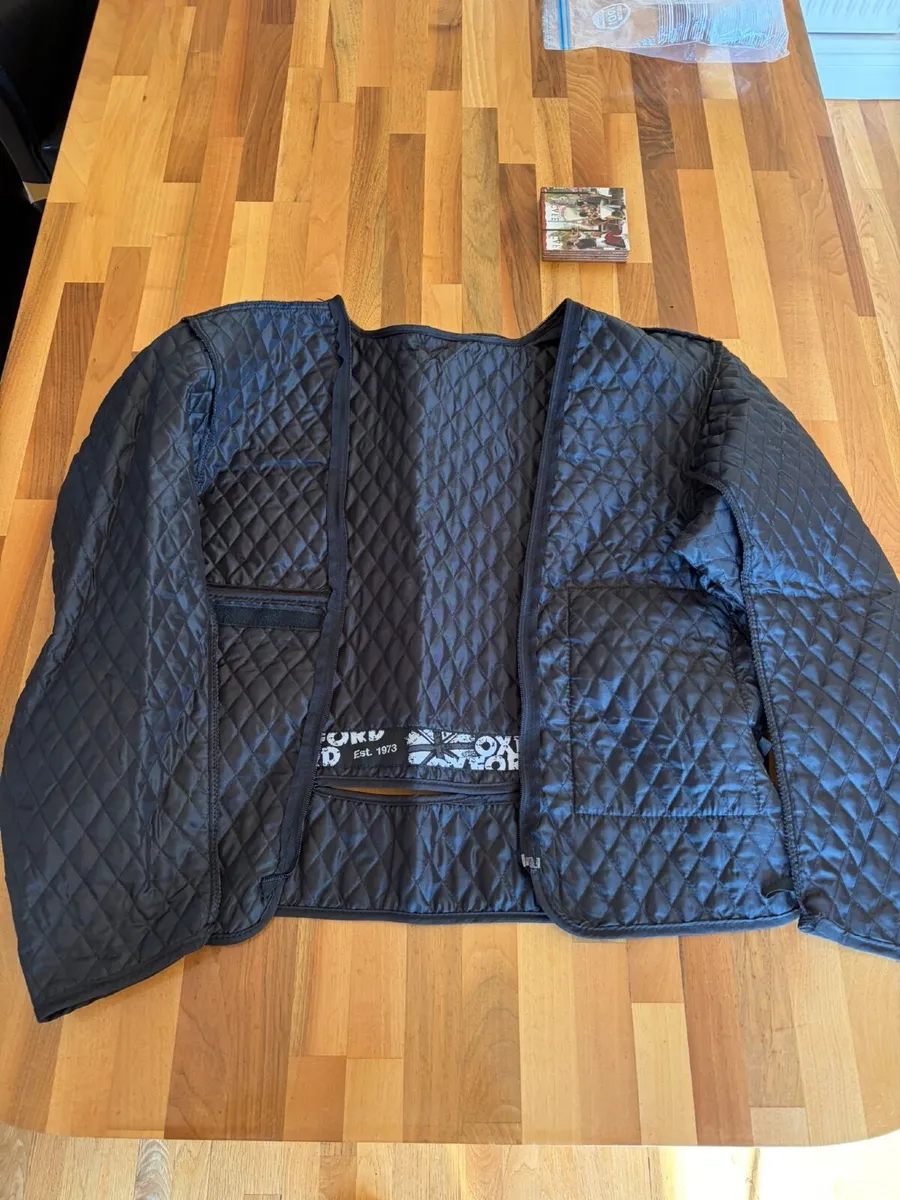 Oxford Hardy Wax Textile Jacket - Olive Size 2 XL - Image 3