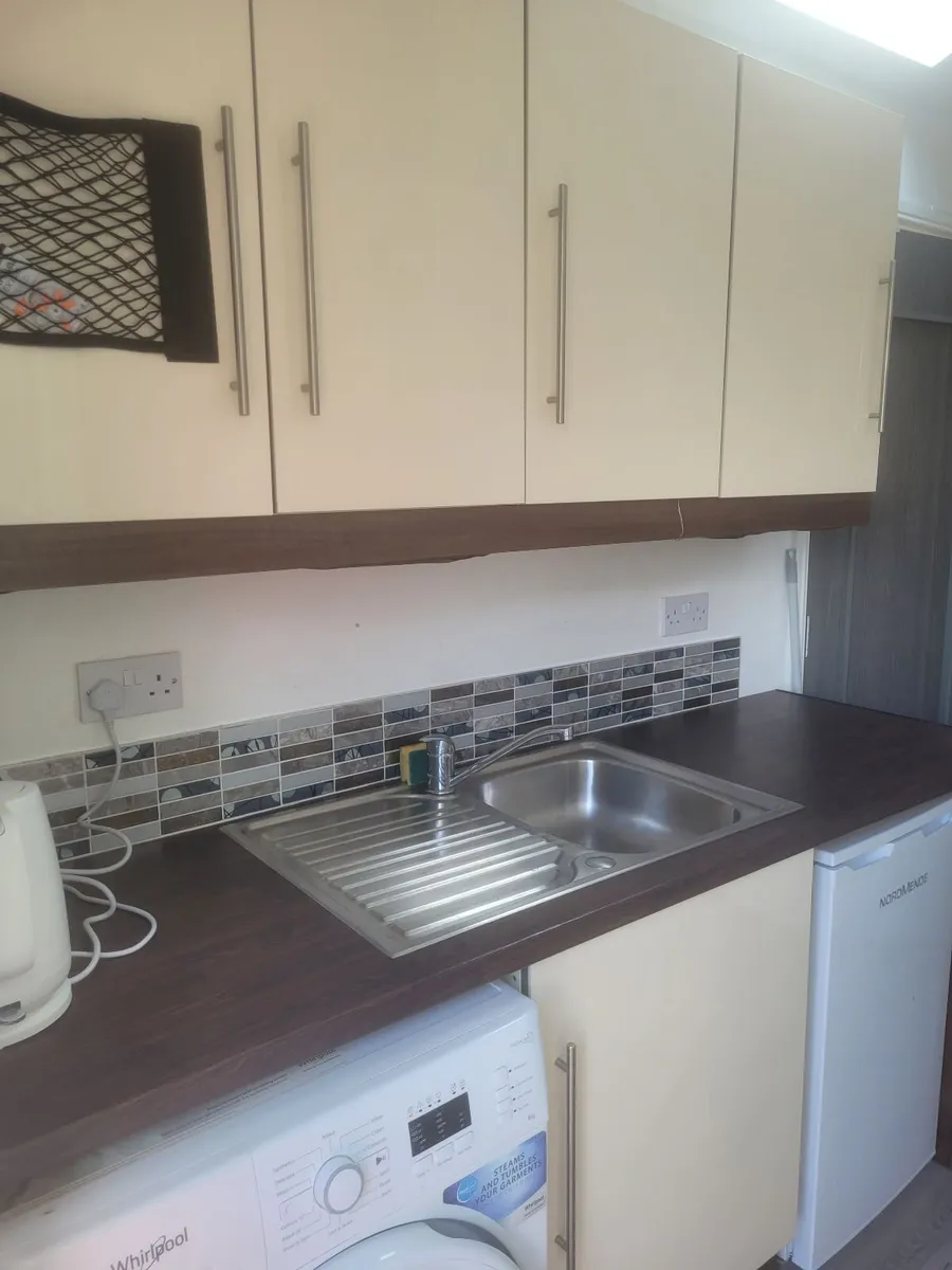 Cream and Walnut Kitchenette - Image 1