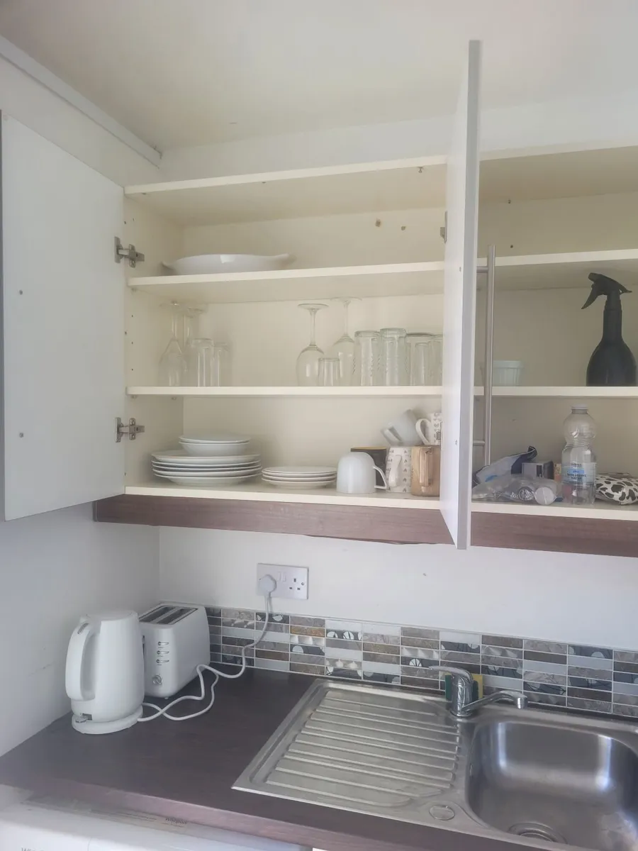 Cream and Walnut Kitchenette - Image 2