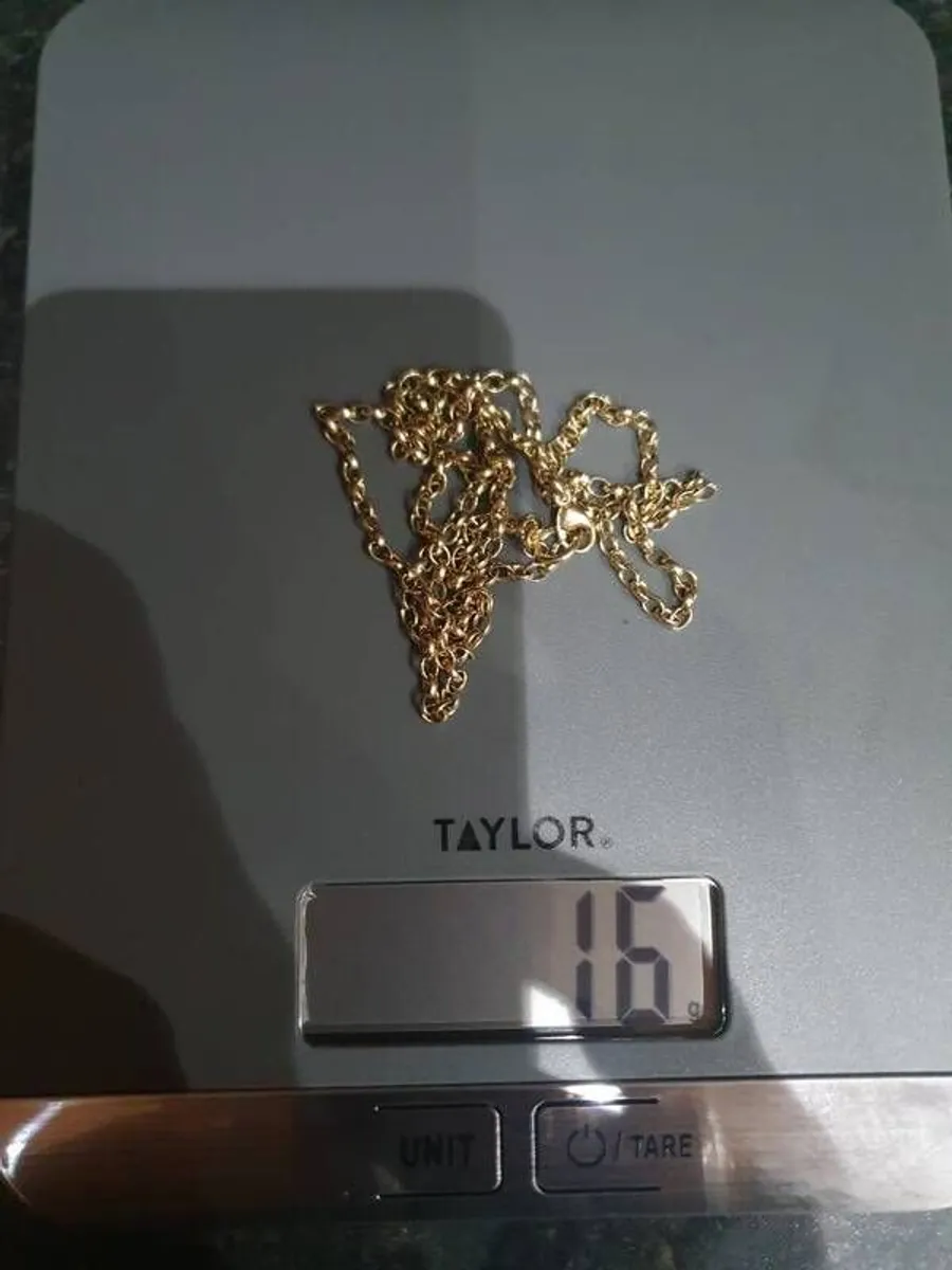 9 ct Gold Belcher Chain - Image 4
