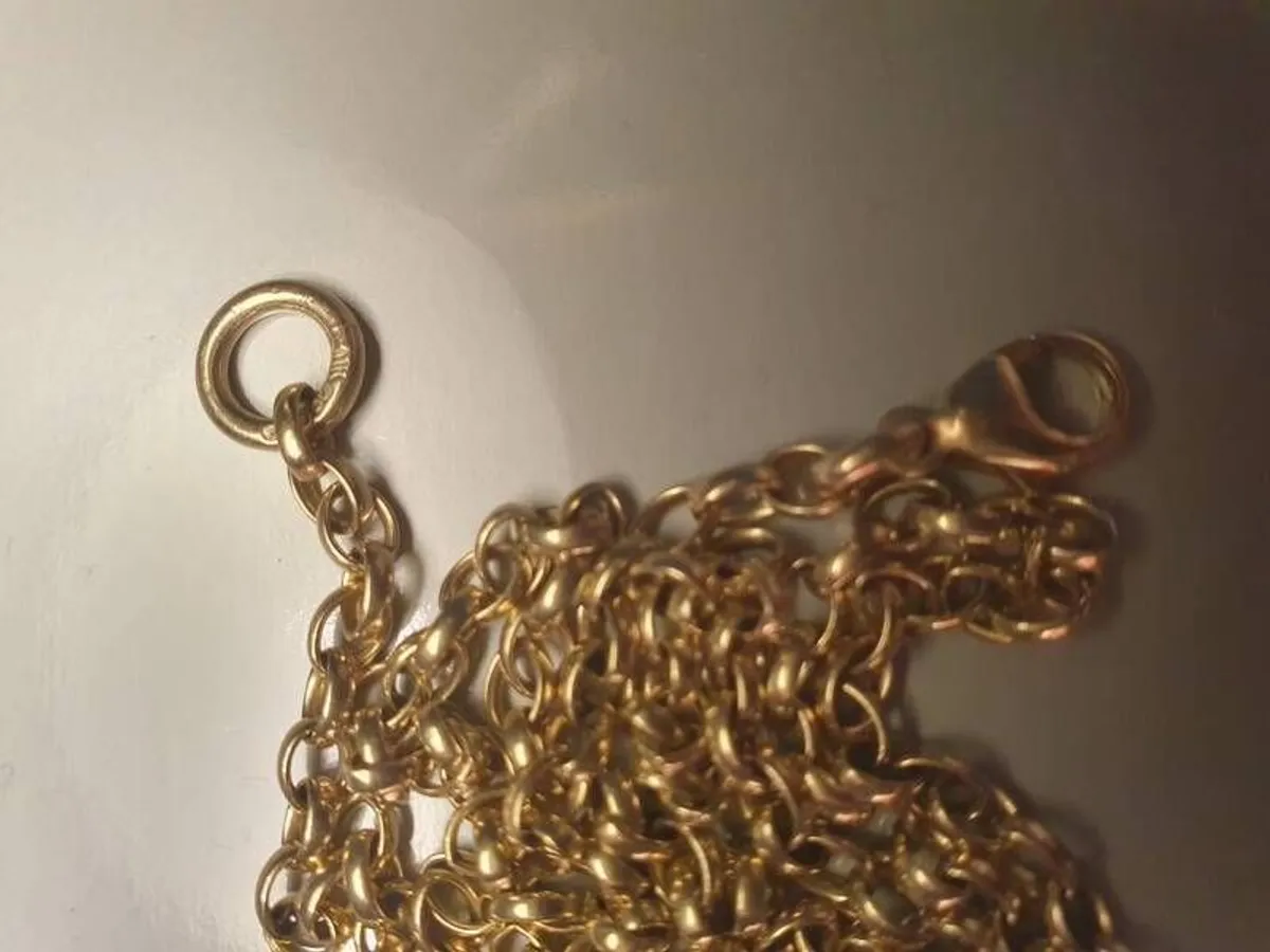 9 ct Gold Belcher Chain - Image 2