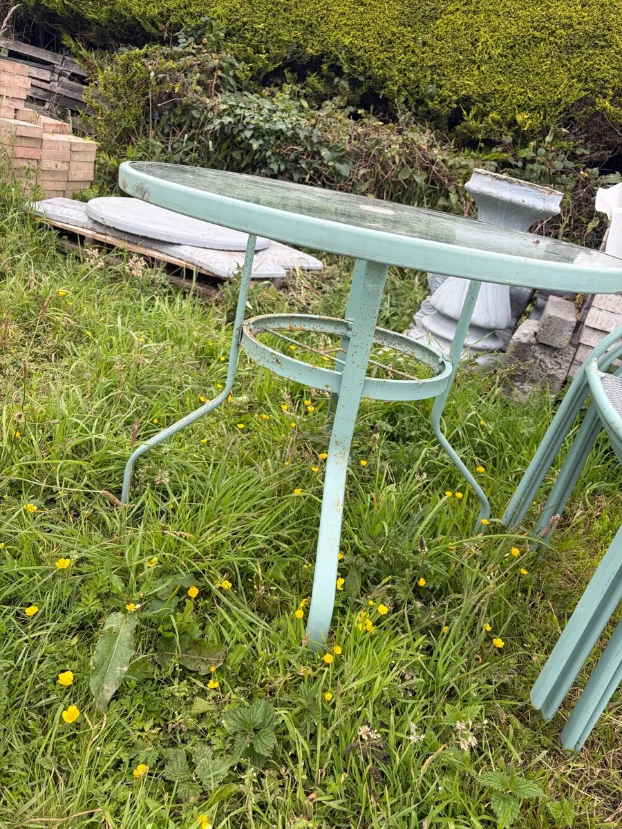 garden table + 4 chairs set - Image 2