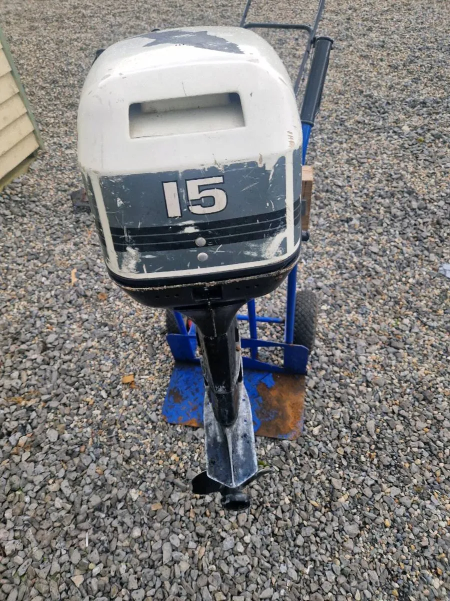 Johnson 15hp long shaft parts engine - Image 2