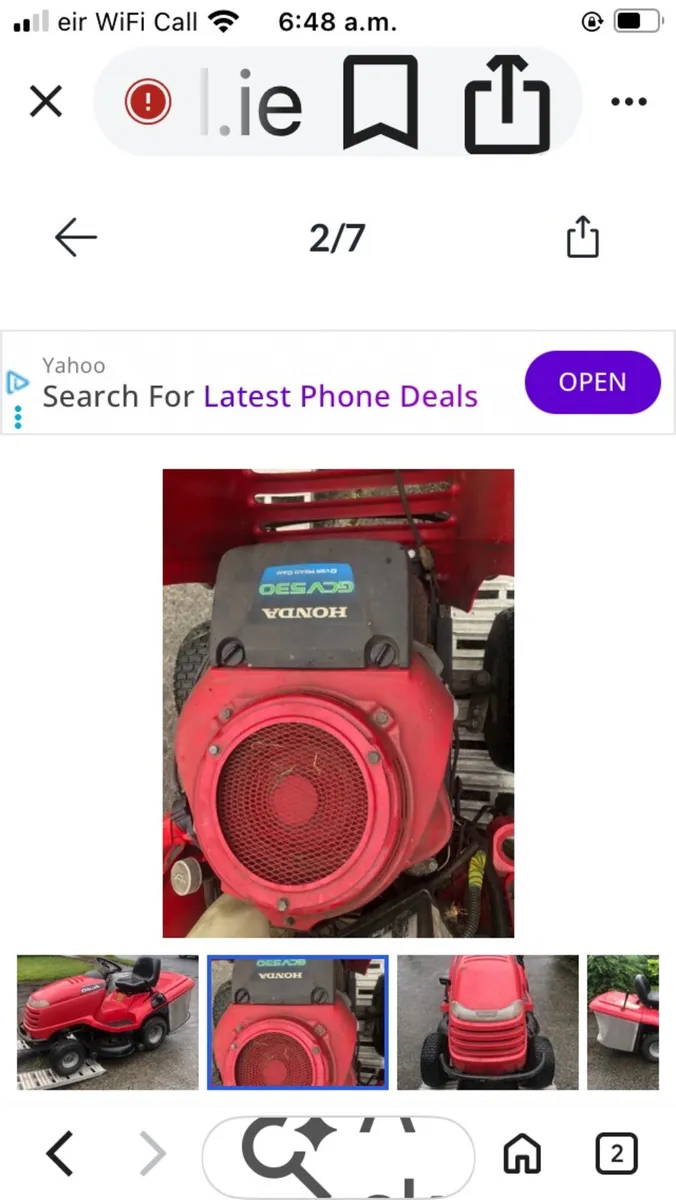 honda mower 1000 delivered - Image 2