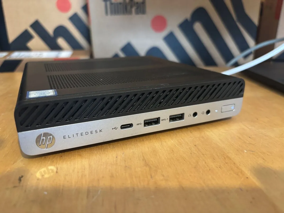 HP EliteDesk PC's-Hex i5-24" Screen-Win 11 - Image 3