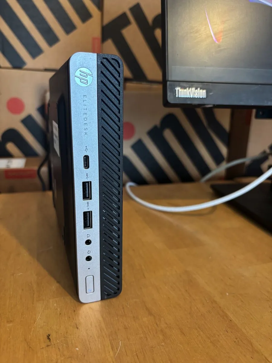HP EliteDesk PC's-Hex i5-24" Screen-Win 11 - Image 4