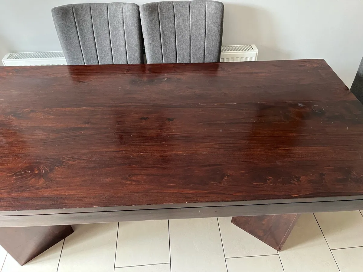 Kitchen table solid wood - Swords Co. Dublin - Image 2