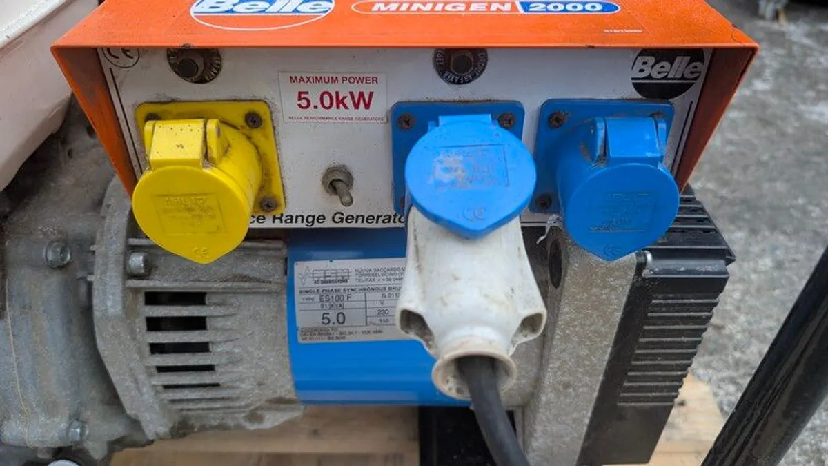 belle minigen 2000 5kva - Image 2