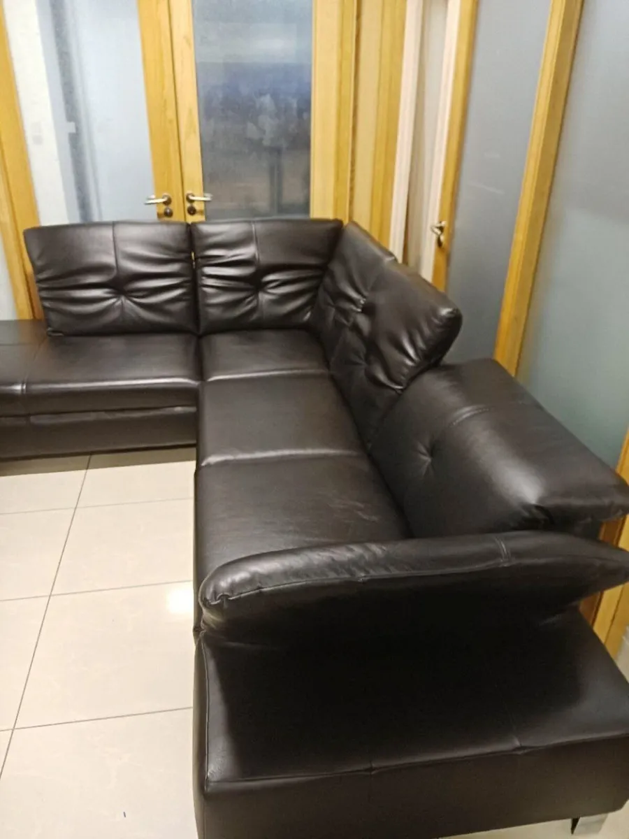 leather corner sofa - Image 2