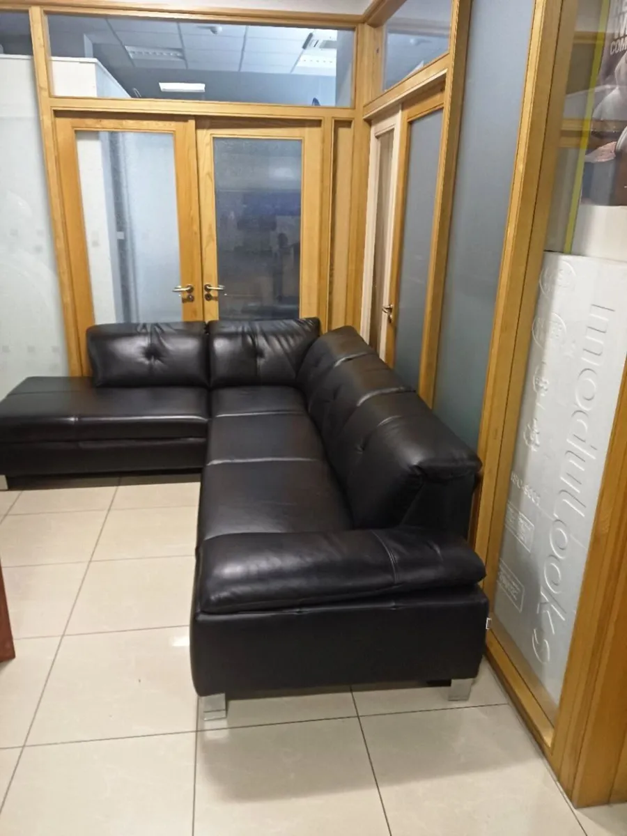 leather corner sofa - Image 4