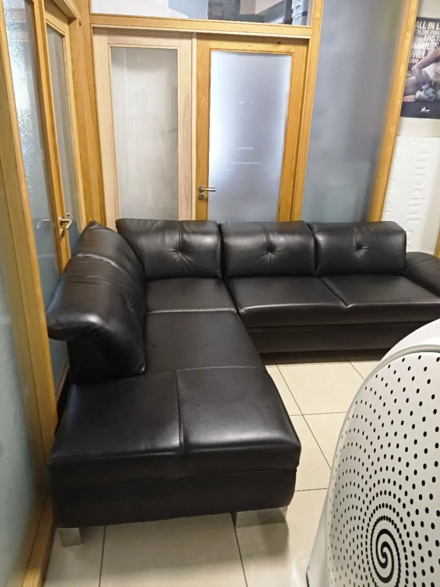 leather corner sofa - Image 3