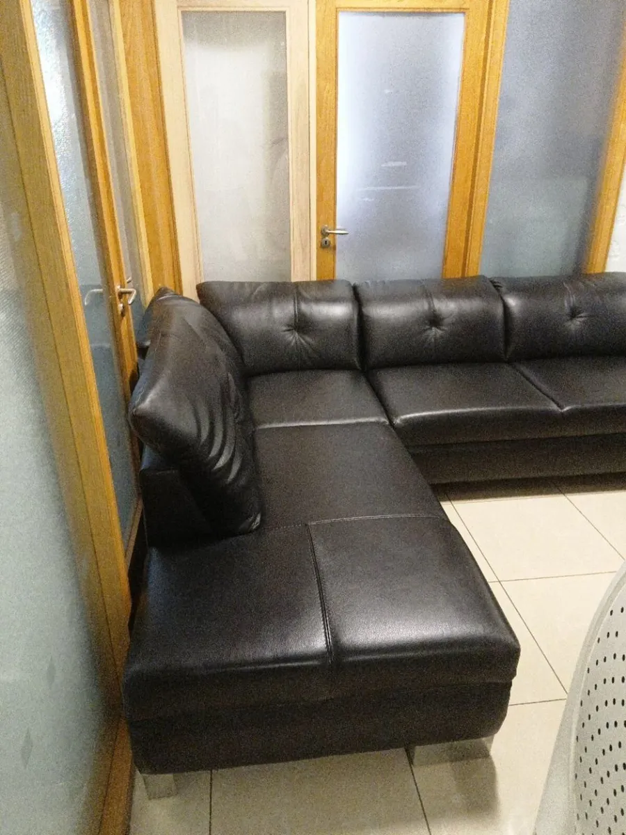 leather corner sofa - Image 4
