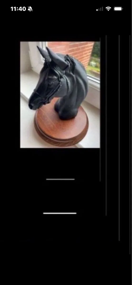 Vintage Horse Head Display - Image 2