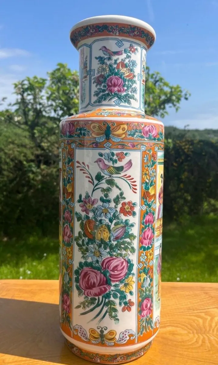 Vintage Porcelain Vase - Image 1
