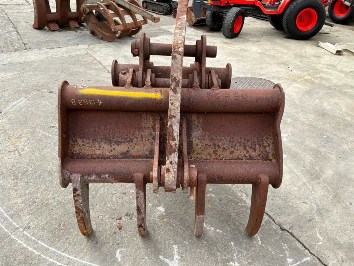 5 tyne manual grab / grapple.........65mm pins.... - Image 4