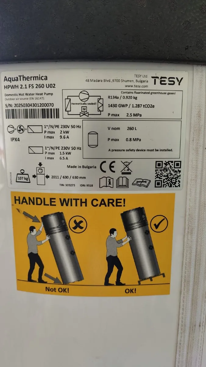 Domestic hot water heat pump - Image 4