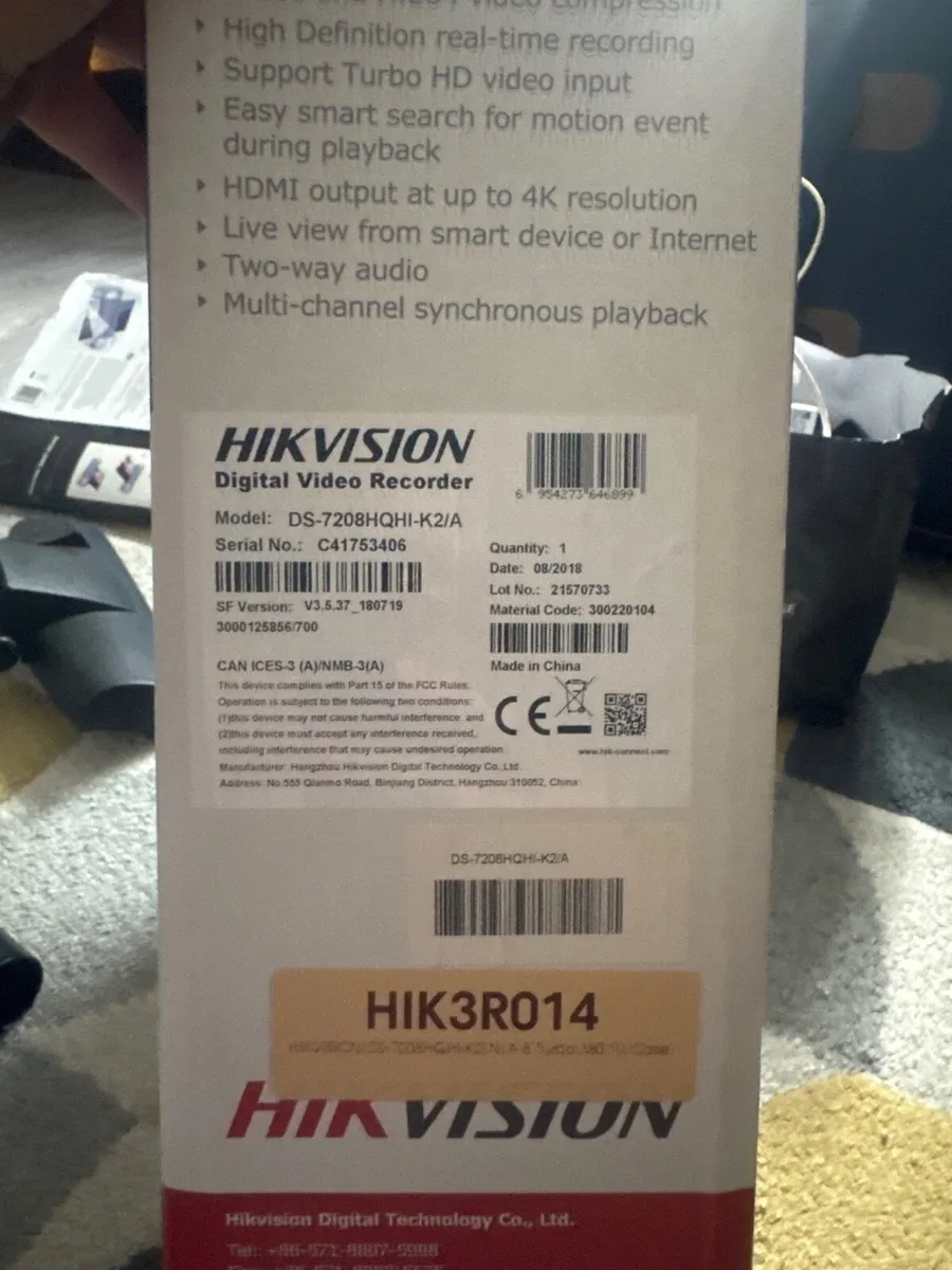Hikvision DS-7200 series turbo hd dvr - Image 2
