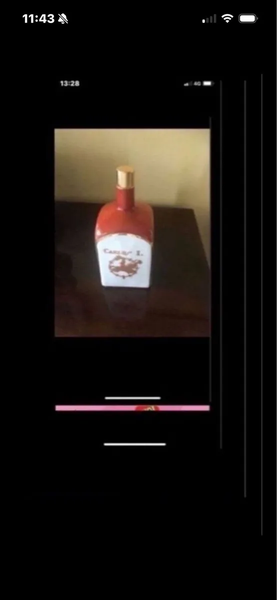 Very Rare Carlos 1 Ceramic Decanter - Image 1