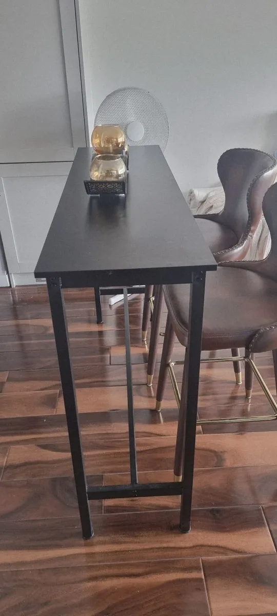 Table Breakfast Dining Table Black Coffee Table P - Image 2