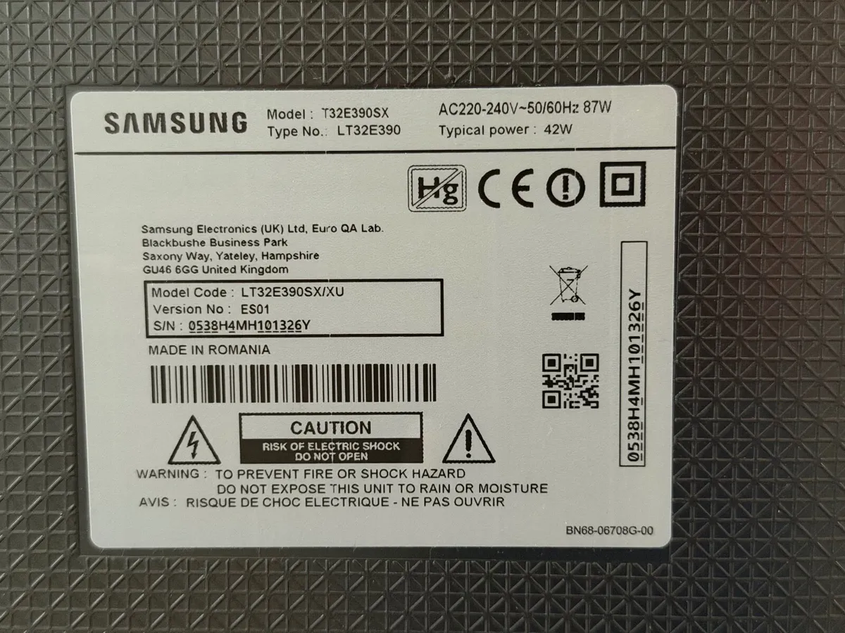 Samsung 32” Smart HDTV / Monitor - Image 4