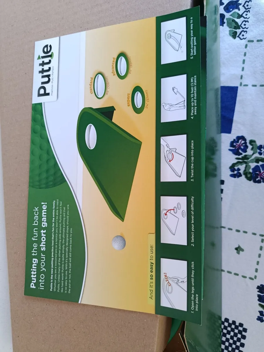 Puttie Golf Putting Game with 10 Foot Mat - Brand - Image 3