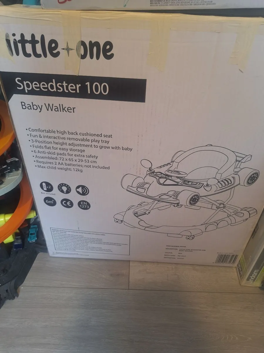 Baby walker racing car