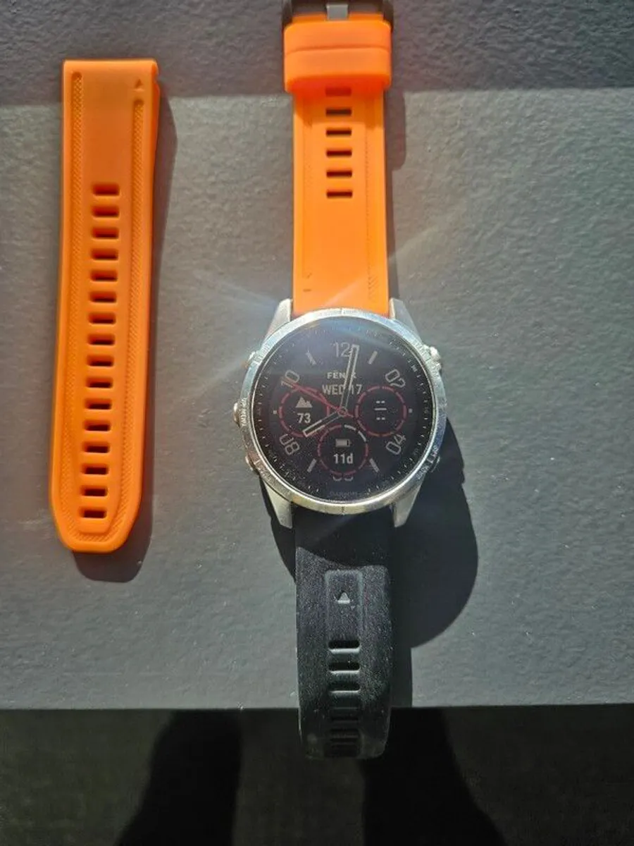 Garmin Fenix 7s Silver and Black with Warranty - Image 4