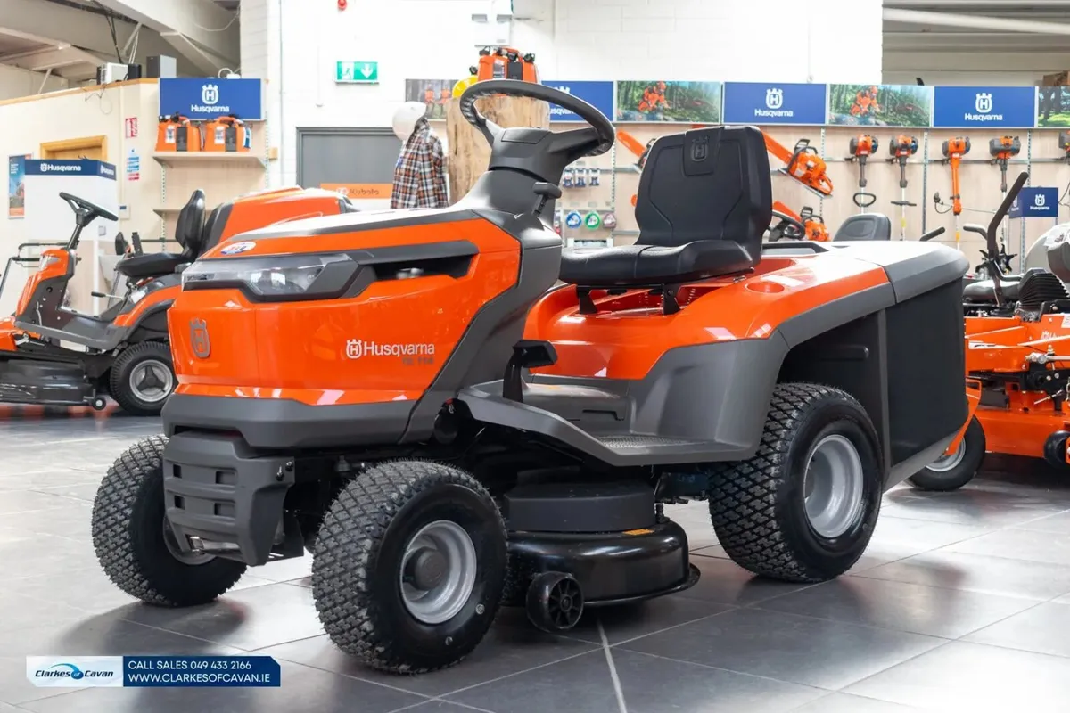 Husqvarna TC 114 Ride-On Lawnmower - Image 1