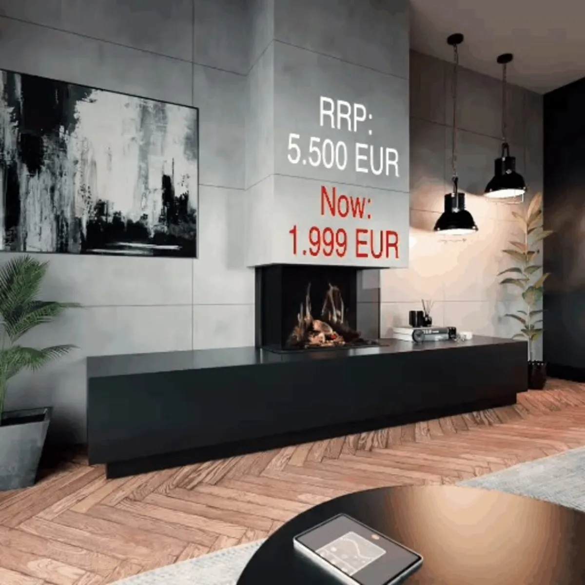 DRU Electric Fire - Image 1