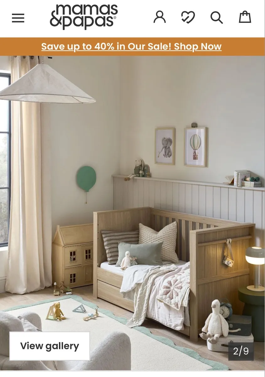Franklin Mamas and papas cot toddler bed - Image 4