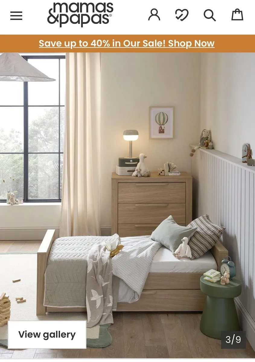 Franklin Mamas and papas cot toddler bed - Image 3