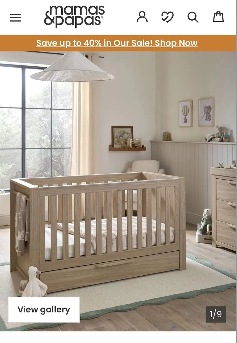 Franklin Mamas and papas cot toddler bed - Image 1