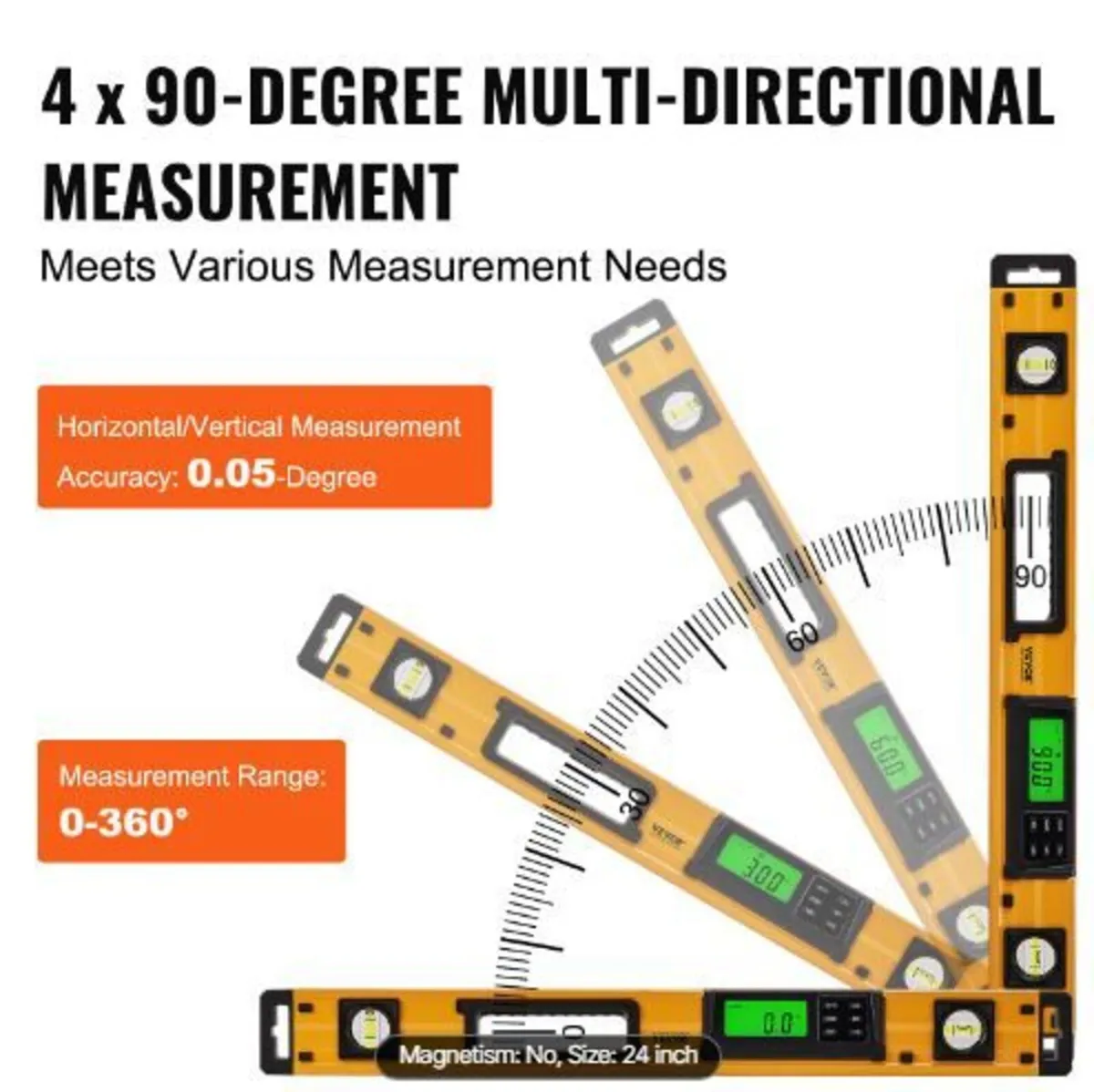 Magnetic Torpedo Level, 600mm - Image 3