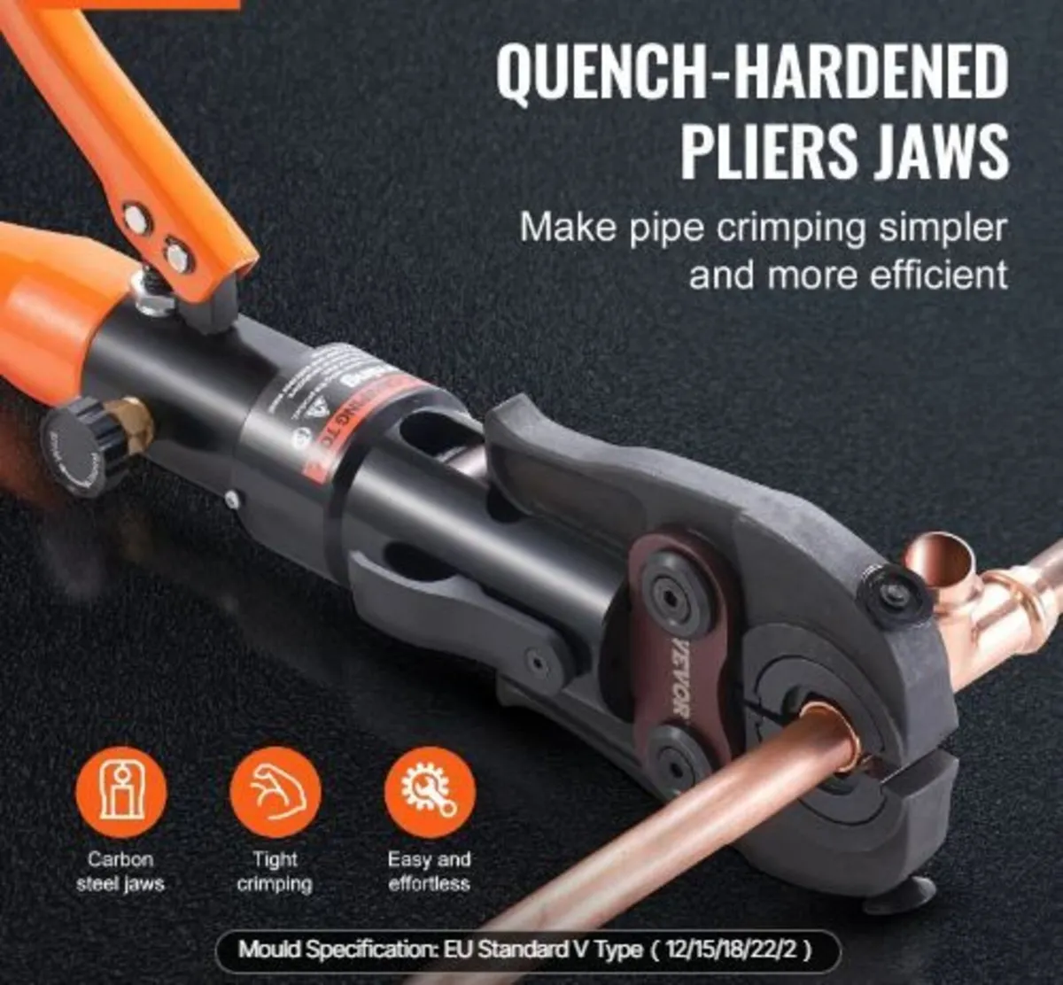 Copper Tube Fittings Hydraulic Pipe Crimping Tool - Image 2