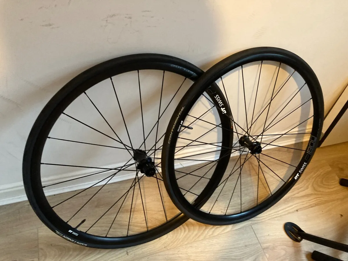 DT Swiss P1800 and GP5000 bike wheelset - Image 1