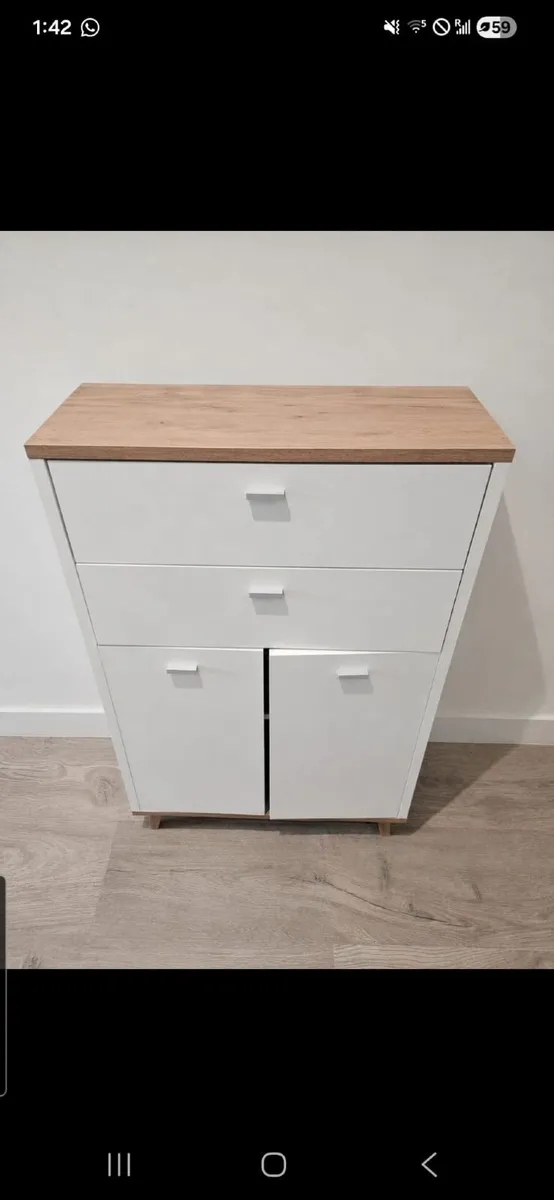 White storage  cabinet/ sideboard - Image 1