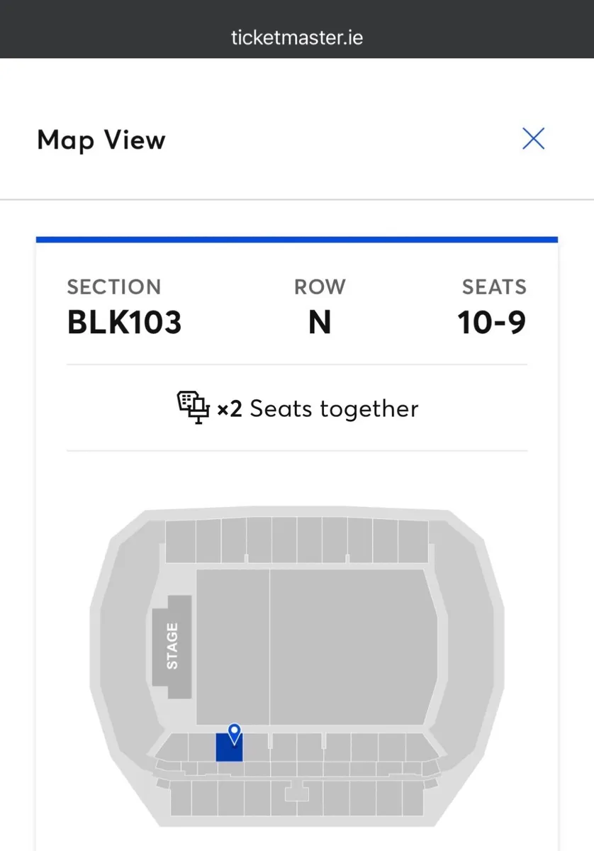 2 Zach Bryan Premium Tickets 20th June For Sale - Image 1