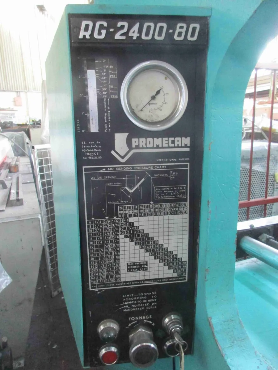 Press brake promecam - Image 2